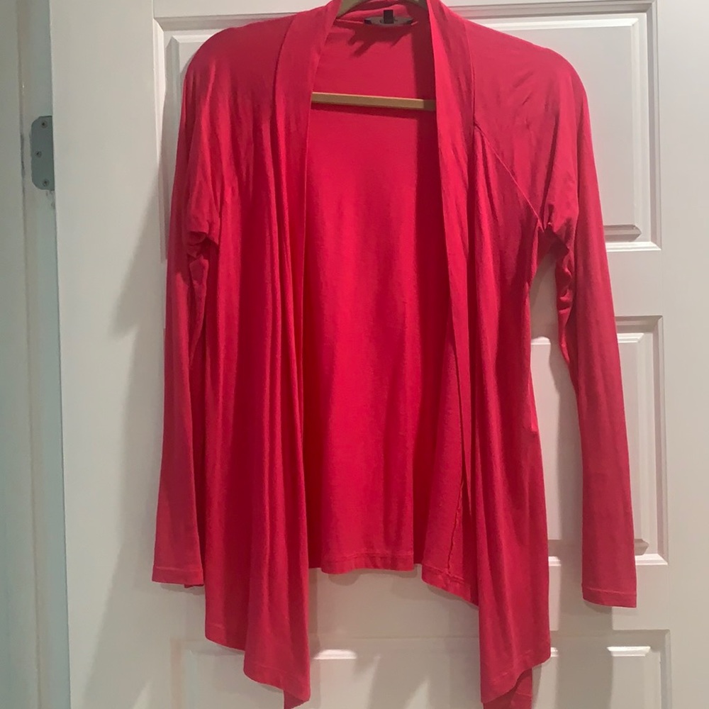 Express small pink cardigan